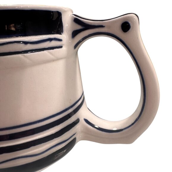 Arabia Finland Ceramic Tankard Arrow Crest Vintage Tuppoi Na Haarikka Cup Mug - Picture 3 of 14